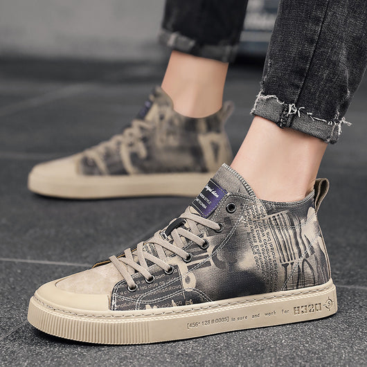 Zapatillas Altas de Lona Versátiles