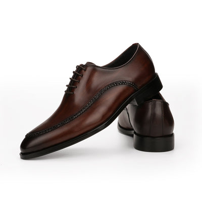 Zapatos de Cuero para Hombre con Punta Reforzada y Corte Bajo - Image 3