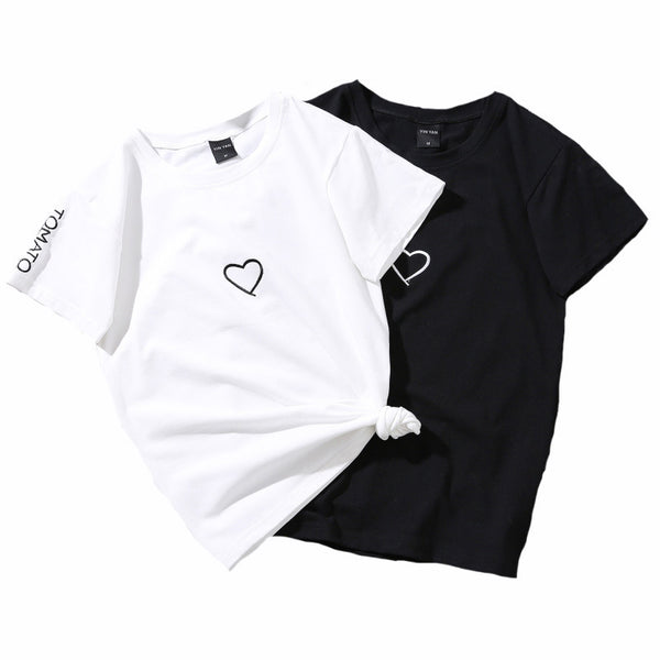 Playera Estilo Hong Kong para Mujer con Estampado Love