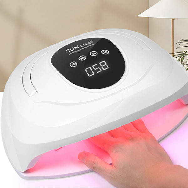 Lámpara de Luz Roja Profesional 320W con Doble Mano X18Max para Uñas