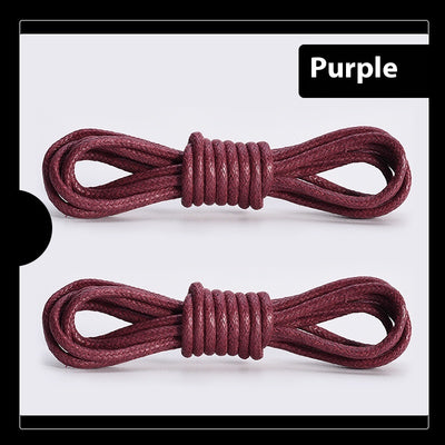 Cordones de Bota de Cuerda Encerada Redonda para Zapatos de Cuero - Un Par - Image 8