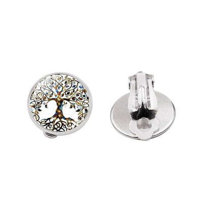Aretes Árbol de la Vida con Gema Brillante - Image 29