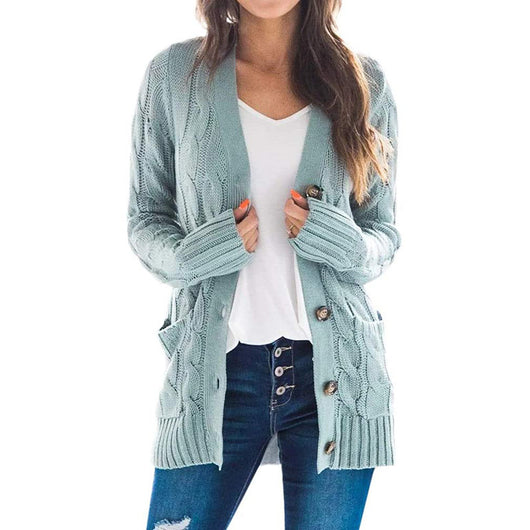 Blazer de Lana Manga Larga Abotonado - Image 9