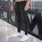 Pantalones Deportivos Hombre Ajuste Europeo Americano Color Sólido