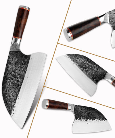 Cuchillo de Cocina Forjado con Acabado Martillado - Image 3