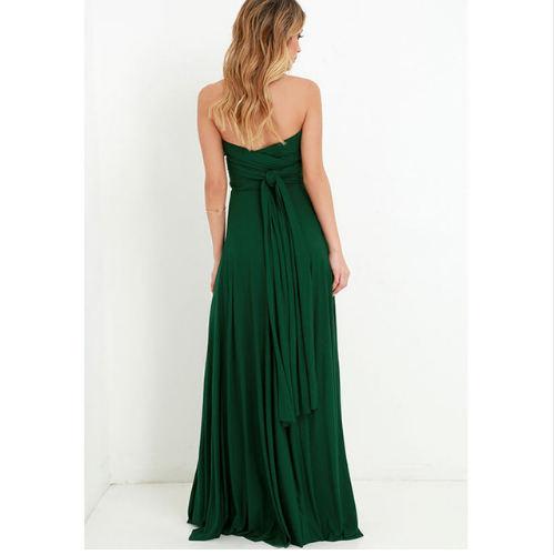 Vestido Largo Backless Multiusos para Fiestas y Bodas - Image 10