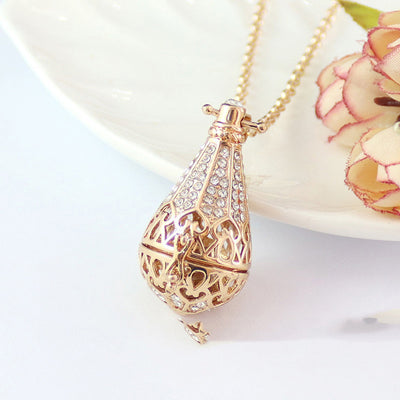 Collar Joyero Esfera de Cristal con Foto - Diseño Jaula de Pájaros - Image 9