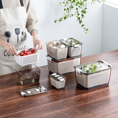 Caja Organizadora de Conservación para Refrigerador de Gran Capacidad