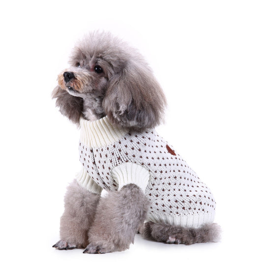 Suéter Navideño con Diseño de Copos de Nieve para Perros - Image 2