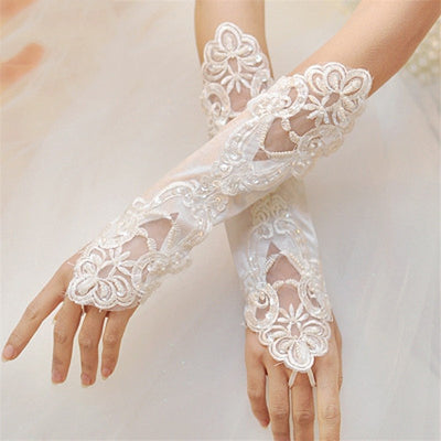 Guantes de Satén para Novia - Image 5