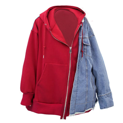 Chaqueta Denim con Contraste - Image 6