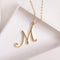Words love necklace Golden M
