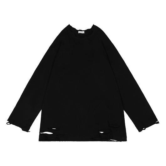 Remera Oversize Cuello Redondo Manga Larga - Image 10