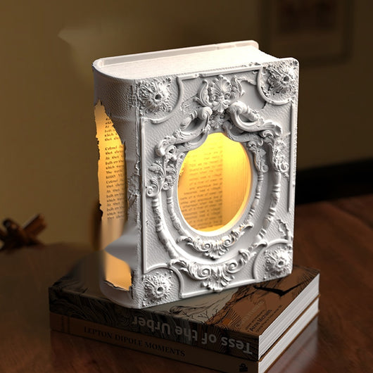 Lámpara de Mesa Libro Mágico - Decoración Elegante para Dormitorio