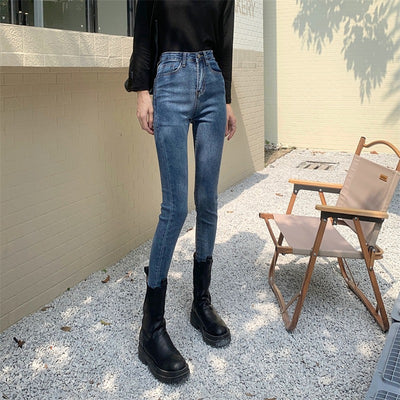 Jeans Skinny Elásticos Cintura Alta para Mujer - Image 12
