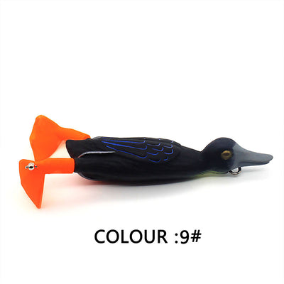 Señuelo Pato Flotante 9.5cm con Aletas Giratorias - Cebo Realista - Image 14