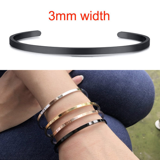 Pulsera C de 4MM para Mujer con Grabado Personalizado - Image 23