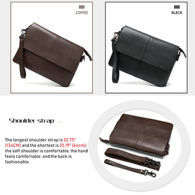 Bolso de Cuero para Negocios - Elegancia Profesional para Hombres - Image 8