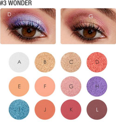 Paleta de Sombras Focallure 12 Colores Tonos Nude Wonder - Image 4