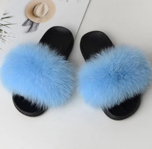 Pantuflas de Piel de Zorro - Chanclas de Lujo - Image 11