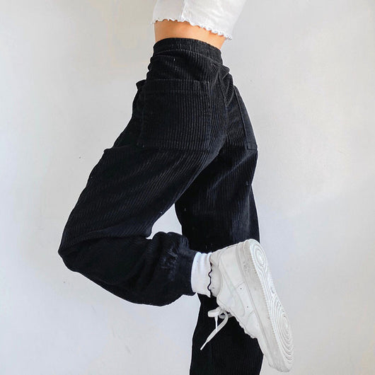 Pantalones Casuales de Cintura Alta para Mujer - Image 6