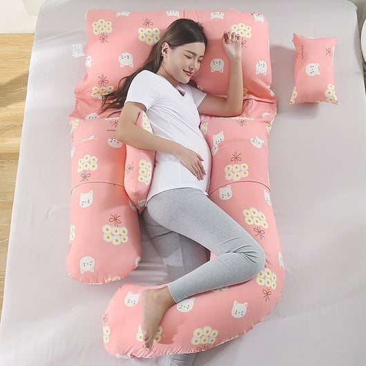 Almohada Maternidad Protección Cintura Tipo U para Dormir de Lado - Image 3