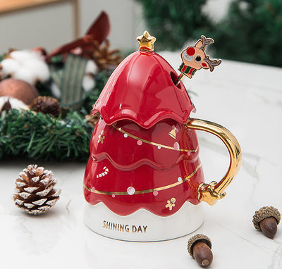 Taza de Cerámica con Árbol de Navidad - Image 5