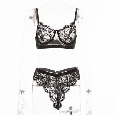 Conjunto de Lencería Sensual con Encaje y Fruncidos - Image 17