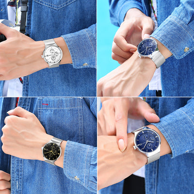 Reloj Deportivo Impermeable con Correa de Malla para Estudiantes - Image 7