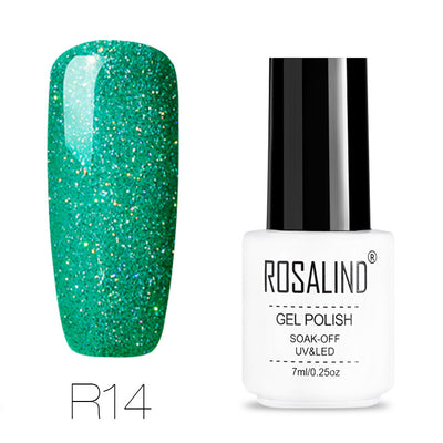 Uñas de Terapia Lumínica Arcoíris con Diseño de Estrellas - 29 Colores - Image 35