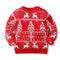 Suéter Infantil Jacquard Doble con Diseño Copo de Nieve