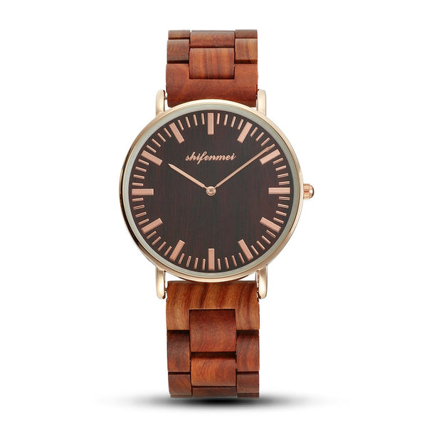 Reloj de Madera Natural Elegante