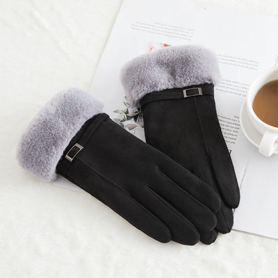 Guantes de Invierno en Gamuza con Lana Térmica para Mujer - Image 20