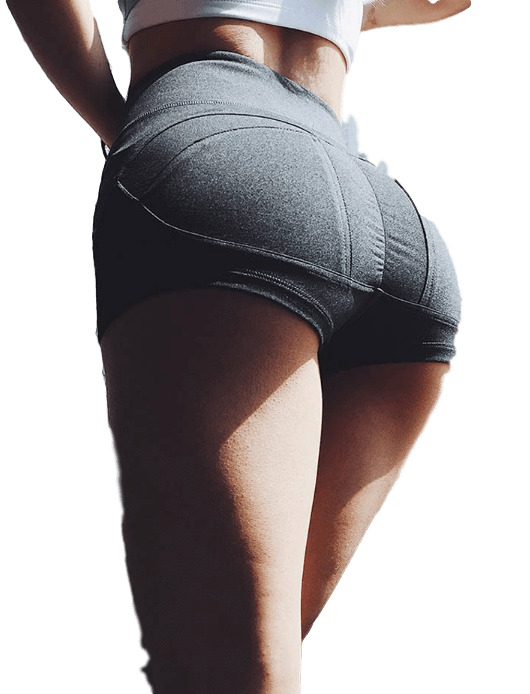 Shorts Deportivos Ajustados Cintura Alta con Efecto Push Up para Mujer - Image 4