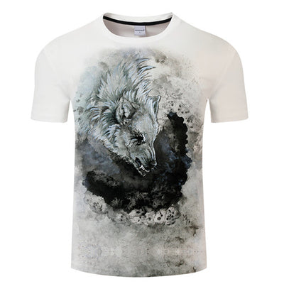 Playera de Cuello Redondo Manga Corta con Impresión Digital 3D - Image 6