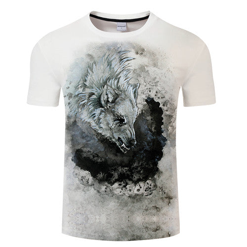 Playera de Cuello Redondo Manga Corta con Impresión Digital 3D - Image 6