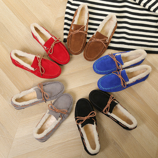 Zapatillas de Mujer Cálidas y Cómodas con Forro de Algodón Suave