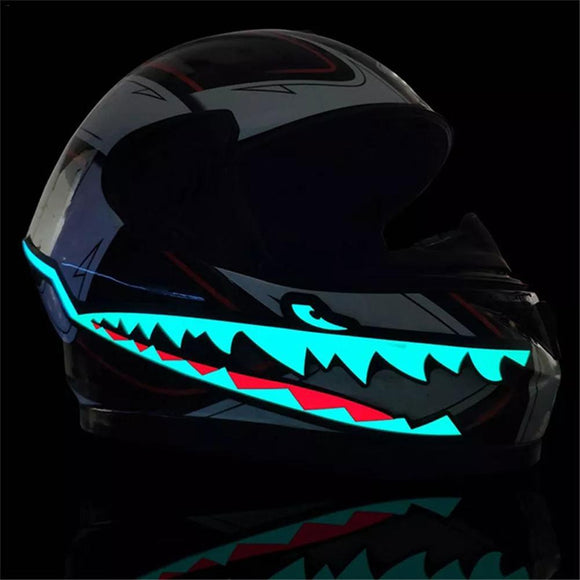 Barra de Luz LED para Casco de Motocicleta