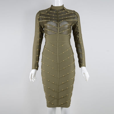 Vestido Largo de Malla Elegante - Image 22