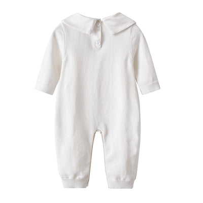 Enterizo Tejido Trenzado con Cuello Peter Pan para Primavera y Otoño - Image 17