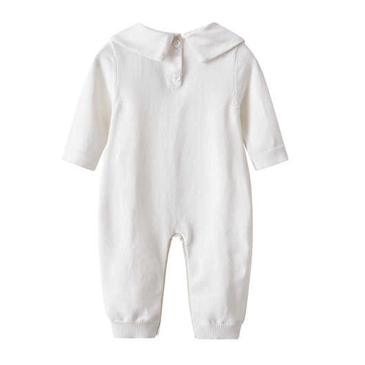 Enterizo Tejido Trenzado con Cuello Peter Pan para Primavera y Otoño - Image 17
