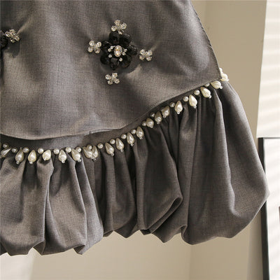 Falda de Ingeniería con Diamantes Engarzados para Mujer - Image 3