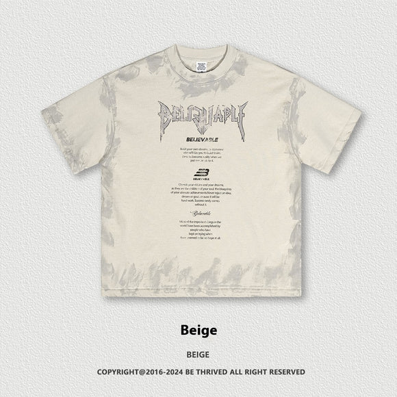 Playera de Carreras con Letras para Hombre