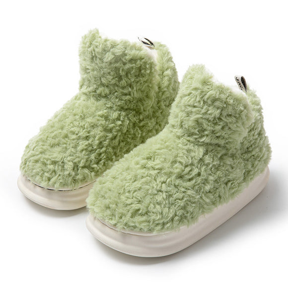 Botas Invernales para Mujer con Plataforma y Forro de Algodón
