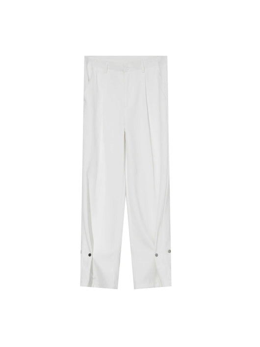 Pantalones de Vestir con Botones Metálicos de Diseño Exclusivo - Image 4