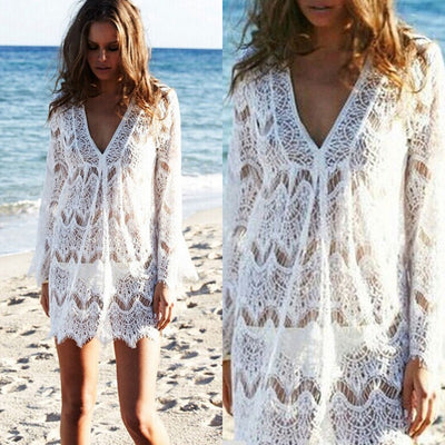 Blusa de Playa Calada y Suelta para Bikini - Image 10