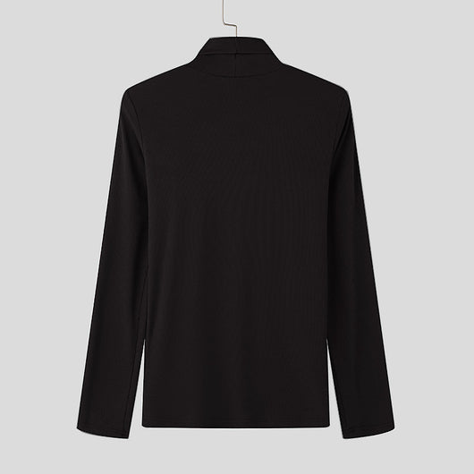 Suéter Cuello Alto para Hombre con Botones - Diseño Clásico Europeo - Image 22