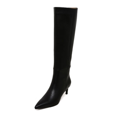 Botas Altas Mujer Otoño Invierno Punta Afilada Tacón Stiletto - Image 5
