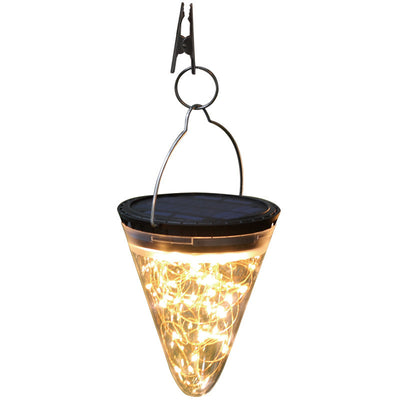 Lámpara Solar Decorativa Cono Estrella para Jardín Impermeable - Image 6