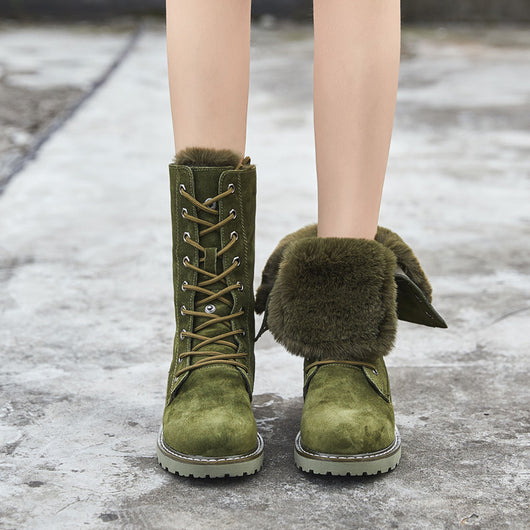Botas Cálidas de Terciopelo Versátiles para Todo Clima - Image 10